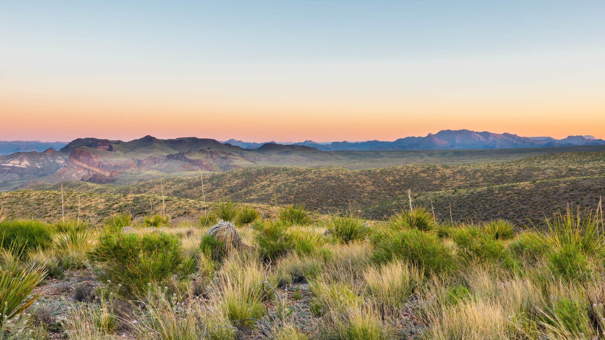 Open desert and distant ranges around Shafter