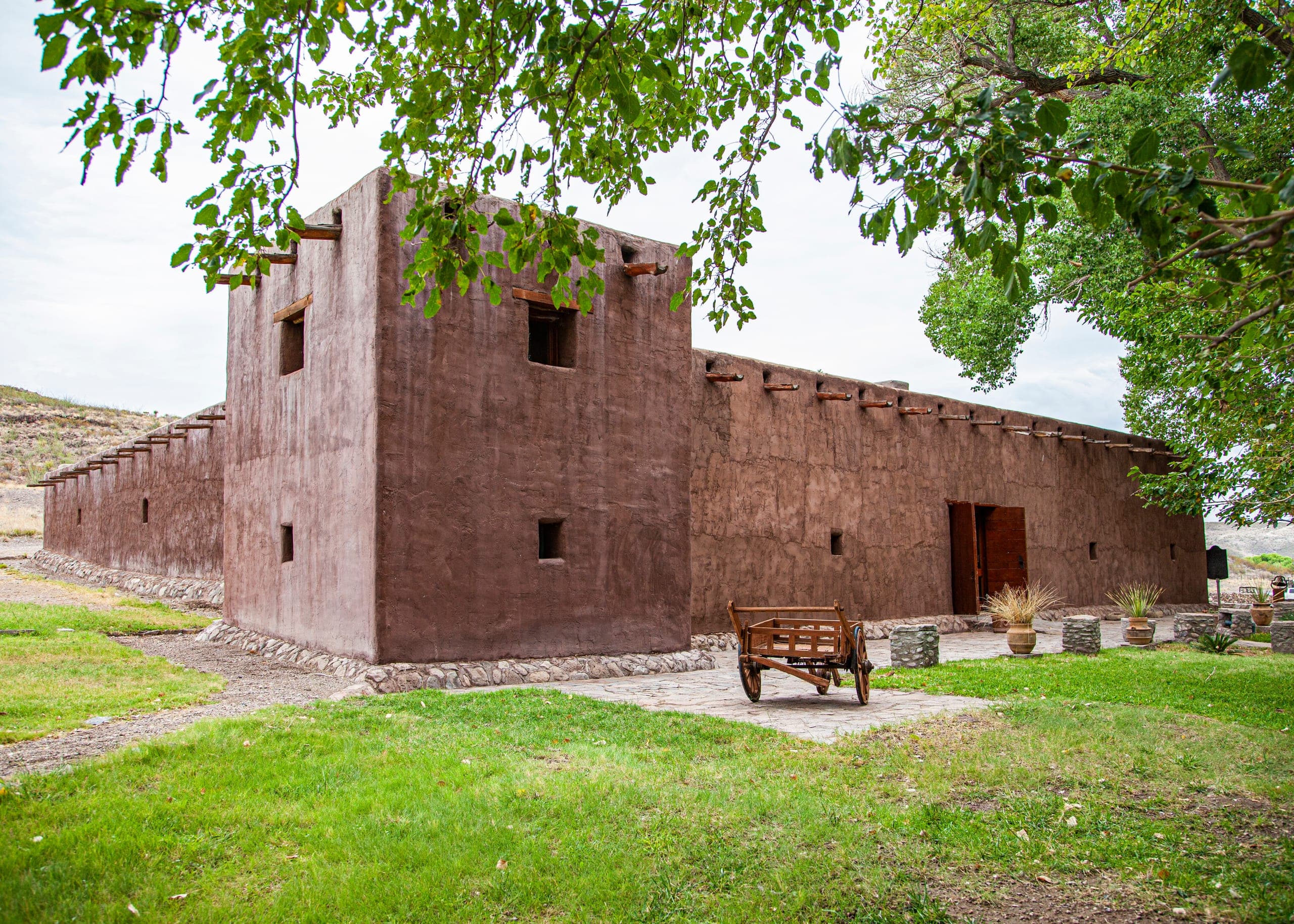 The restored fort at Cienega, one of the Foundation's three historic forts