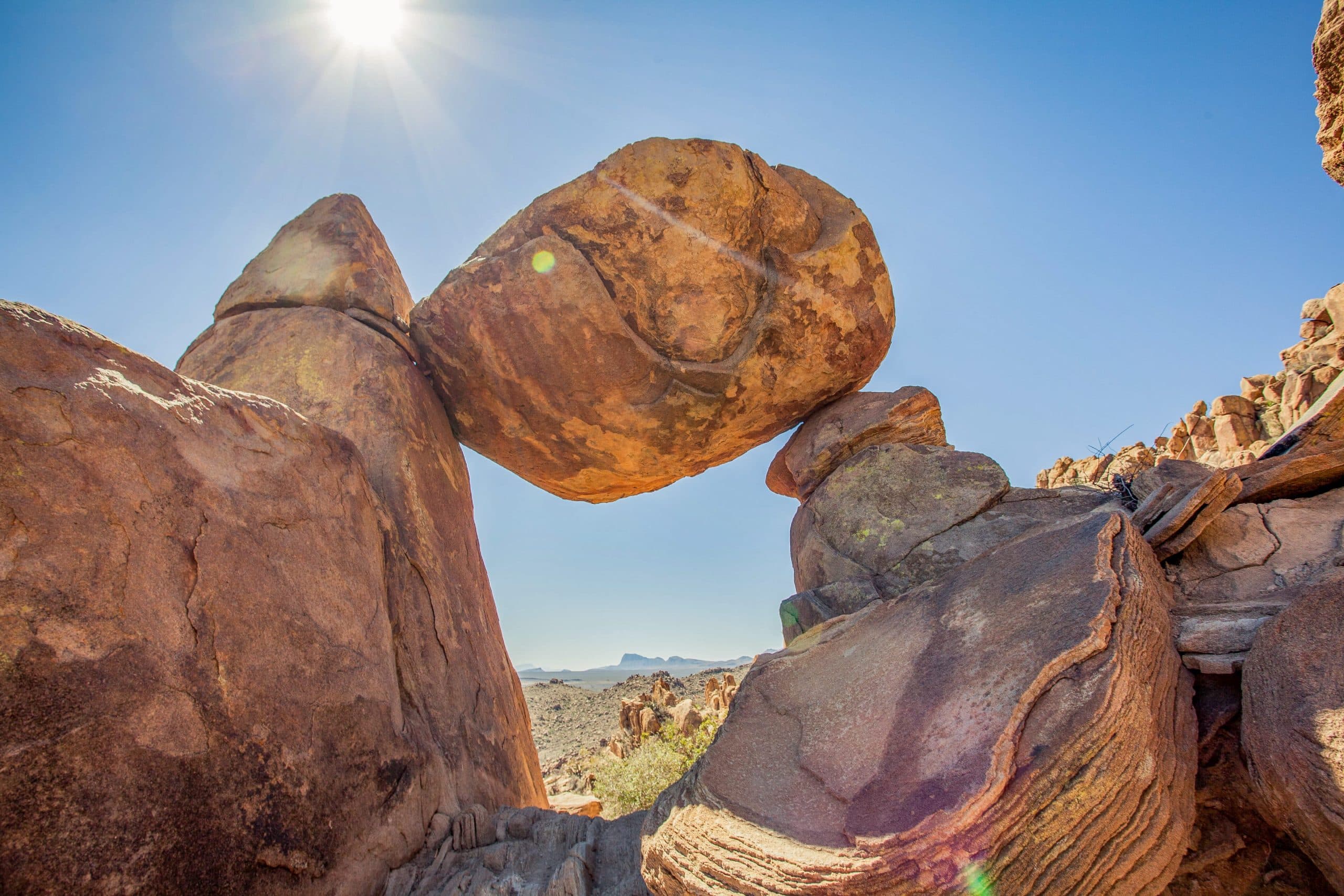 The Chinati Mountains landscape stewarded by the Foundation
